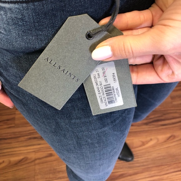 ALL SAINTS skinny jeans size 31” (US 8) - Picture 6 of 7